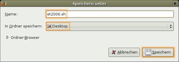 Speichern unter